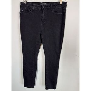 Judy Blue Skinny Fit Black Jeans High-Rise Stretch Women's Size 15/31 JB8883‎